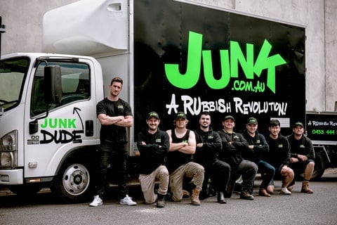 Junk Crew and a Junk Truck
New Partnership Paves 