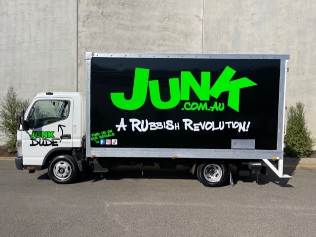 rubbish removal truck