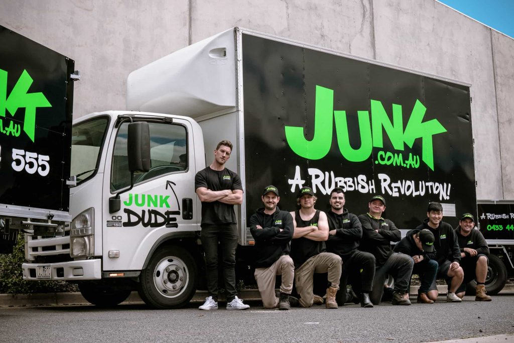 Junk crew is ready for rubbish removal service