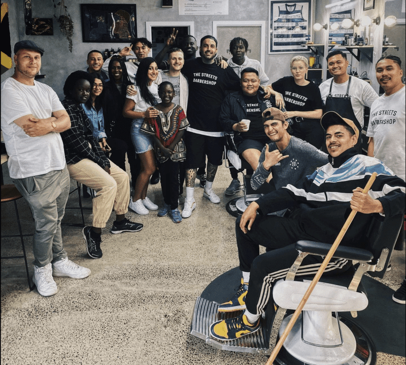 The street barbershop team
New Partnership Paves 