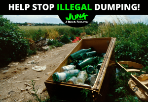 stopping illegal rubbish dumping