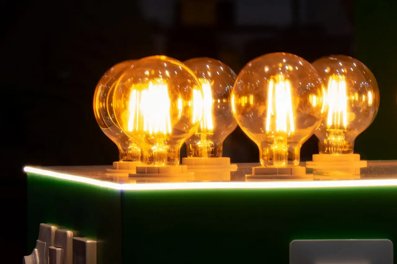 Round Energy-efficient Light Bulbs 