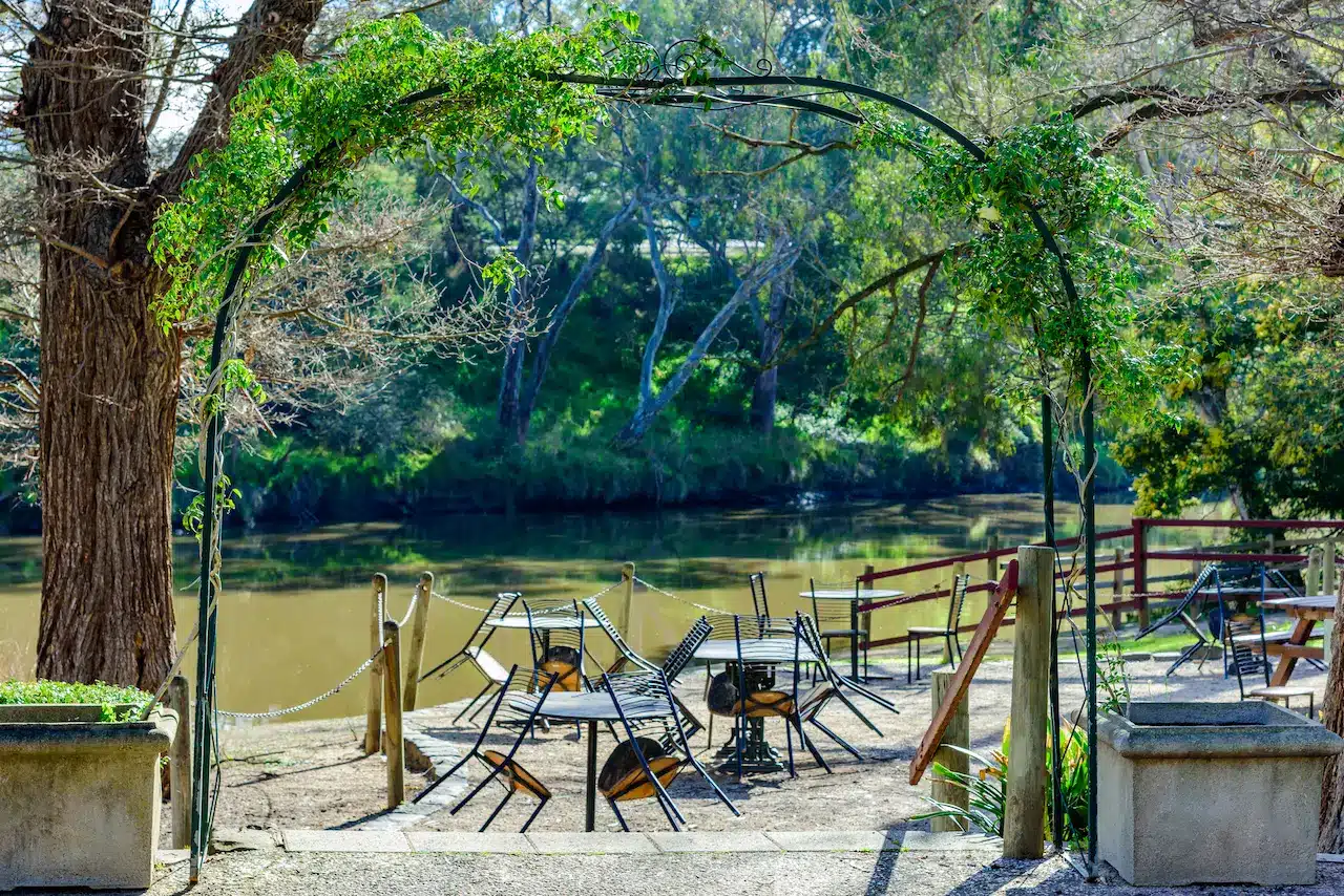 Cafe on the Yarra River in Kew East