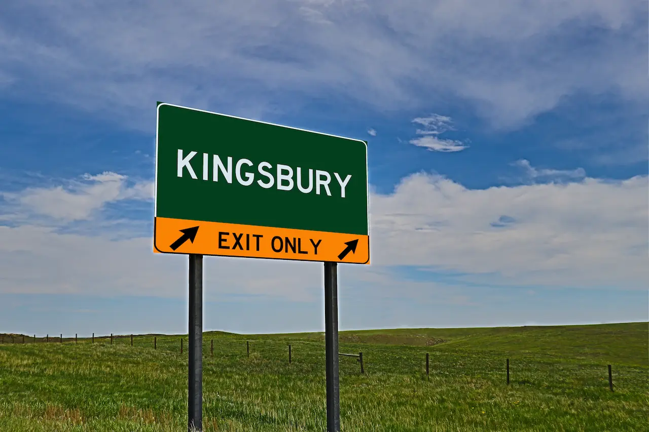 Kingsbury Sign