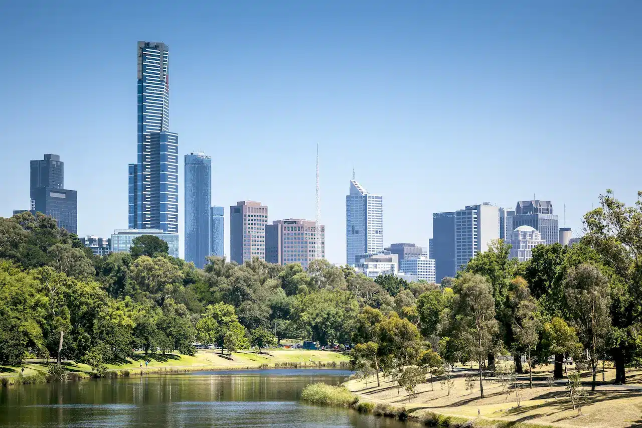 Nice Skyline of Scoresby Australia