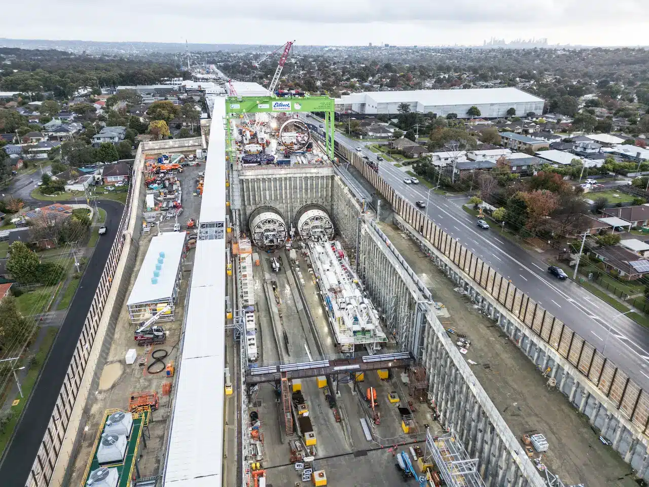 Parts of Watsonia Link Under Construction