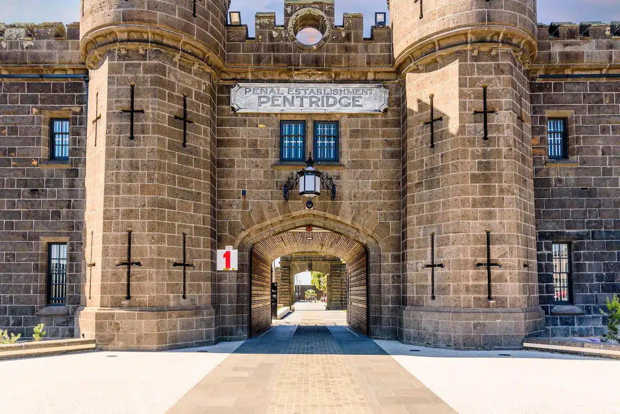 Pentridge Prison in Coburg, Australia