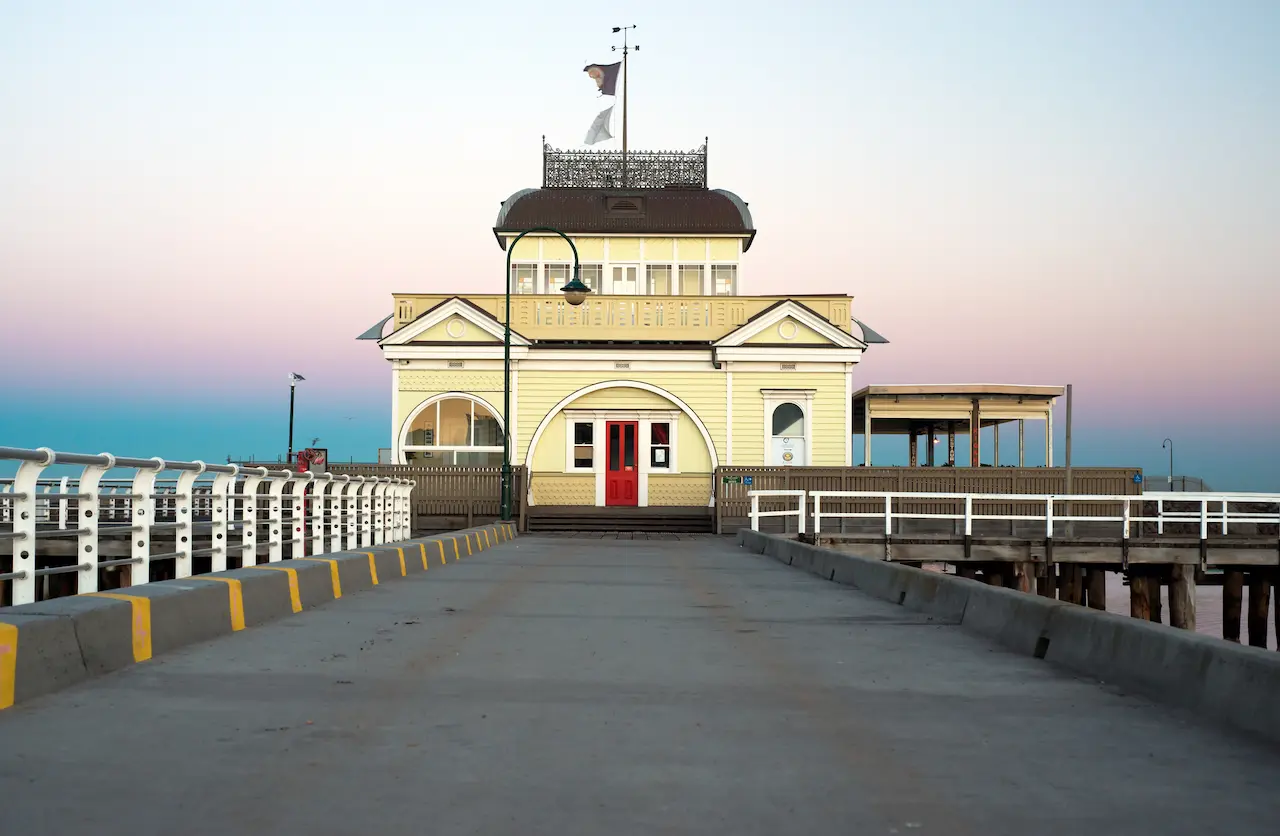 St Kilda Pavilion on Sunrise