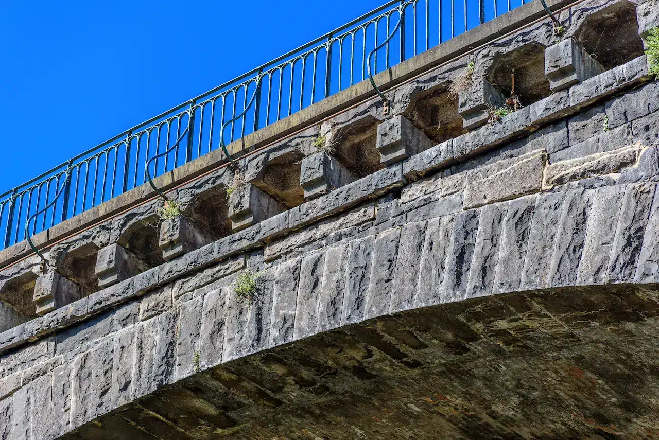 Stone Arch Bridge that Spans Merri Creek and Supports Heidelberg Road
