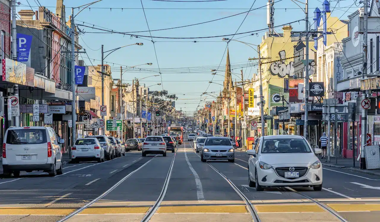 View of Road in Coburg North, Australia