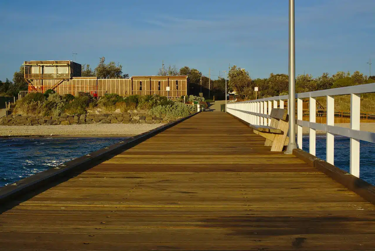 Wooden pier of Seaford Australia